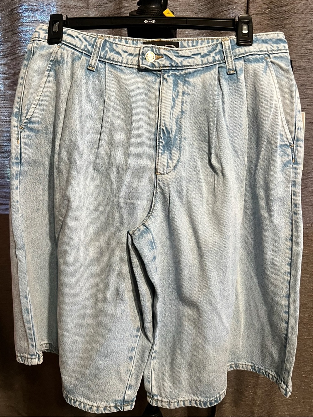 Light Wash Denim High-Rise Women’s Shorts